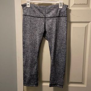 Worn one time! Cropped lululemon leggings